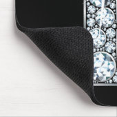 "R" Diamond Bling Mousepad Muismat (Hoek)