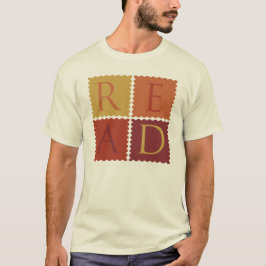 R-E-A-D-Mannen (licht) T-shirt