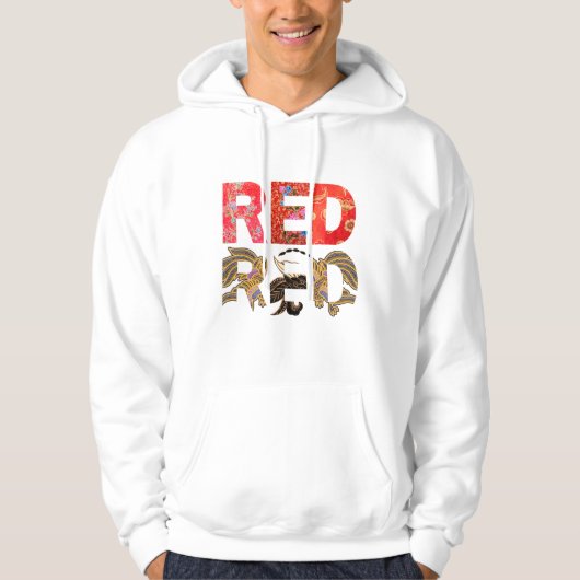 R.E.D. - Batikpatroon Hoodie (Voorkant)