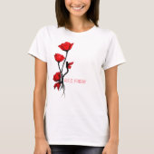 R.E.D. Rood vrijdag - Vergeet niet dat iedereen is T-shirt (Voorkant)