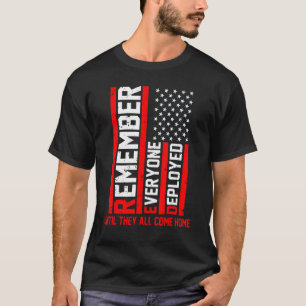 R E D Soldaten herinneren zich iedereen die R E D  T-shirt