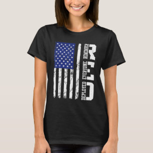 R E D Vrijdag Onderdruk de Amerikaanse vlag Herinn T-shirt