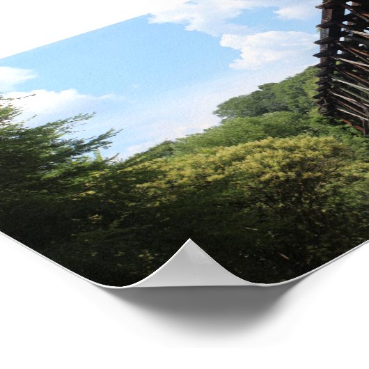 R.E.M. Murmur Trestle Bridge - Album Art Poster (Hoek)