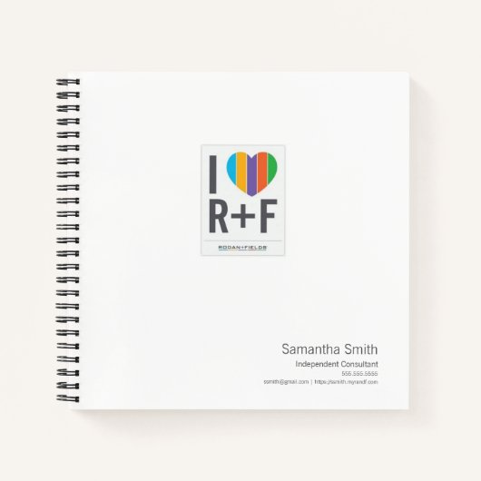 R + F-Notitieboek Notitieboek (Voorkant)