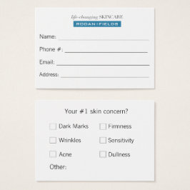 R+F Raffle Ticket Visitekaartje