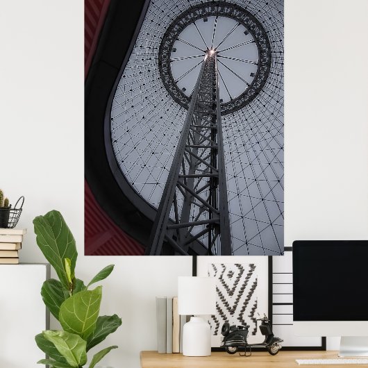 R F Tent Support Ring - Spokane Washington Poster (Thuiskantoor)