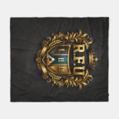 R.F.U Crest Luxe Vliesdeken Fleece Deken (Voorkant (Horizontaal))