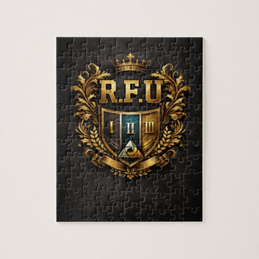 R.F.U Crown Crest Puzzle  Legpuzzel (Verticaal)