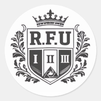 R.F.U Kroon Crest Sticker