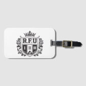 R.F.U Zwart & Wit Bagage Label (Voorkant (horizontaal))