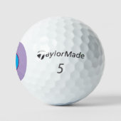 R gepersonaliseerde TaylorMade golfballen (Logo)
