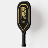 R Gold Initiaal Pickleball Paddle (Links)