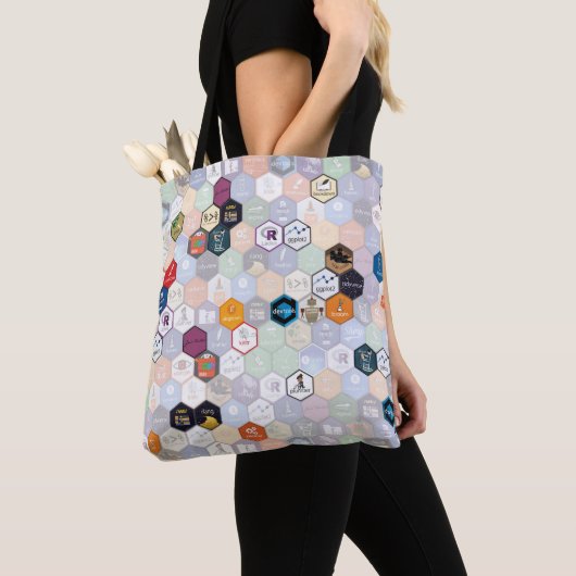 R hex tote bag (Dichtbij)