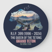 R.I.P. 399 De Koningin van het Tetons Beer Grote Klok (Voorkant)