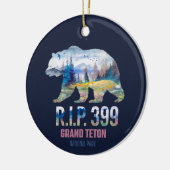 R.I.P. 399 De Koningin van het Tetons Beer Keramisch Ornament (Links)