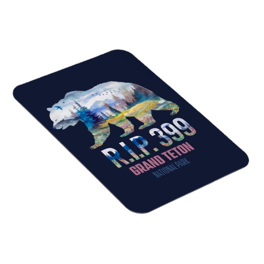 R.I.P. 399 De Koningin van het Tetons Beer Magneet (Rechterzijde)