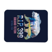 R.I.P. 399 De Koningin van het Tetons Beer Magneet (Horizontaal)