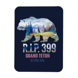 R.I.P. 399 De Koningin van het Tetons Beer Magneet