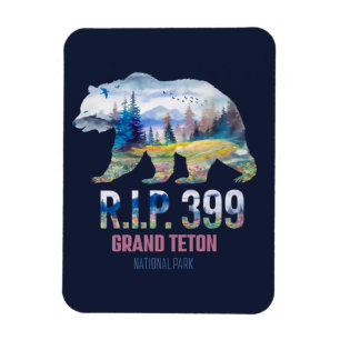 R.I.P. 399 De Koningin van het Tetons Beer Magneet