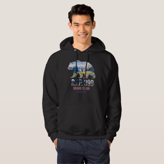 R.I.P. 399 Koningin van het Tetons Beer Hoodie (Voorkant volledig)