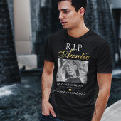 R.I.P Auntie Photo Memorial T-Shirt