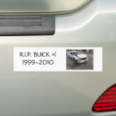 R.I.P. BUICK BUMPERSTICKER (Op auto)
