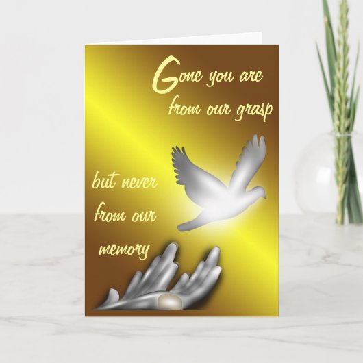 R.I.P./Condoleance/Ter nagedachtenis aan Kaart (Voorkant)