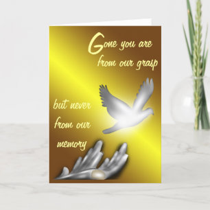 R.I.P./Condoleance/Ter nagedachtenis aan Kaart