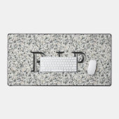 R.I.P. Design Graniet Afbeelding grafsteen bureau  Bureaumat (Keyboard & Muis)