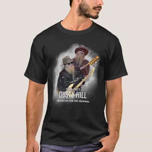 R.I.P Dusty Hill - Bedankt voor herinneringen aan T-shirt (Voorkant)