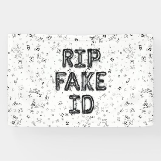 R.I.P. Fake I.D. Banner (Horizontaal)