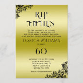 R.I.P. Fifties, Gothic 60th Birthday  Kaart (Voorkant)