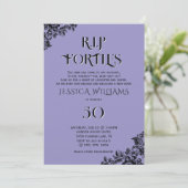 R.I.P. Forties, Gothic 50th Birthday  Kaart (Staand voorkant)