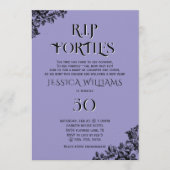 R.I.P. Forties, Gothic 50th Birthday  Kaart (Voorkant)