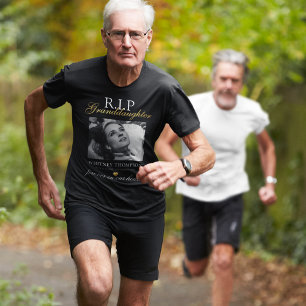 R.I.P Kleindochter Foto Memorial T-Shirt