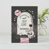 R.I.P. Love,Funny Anti-Valentine’s Day Card Bedankkaart (Staand voorkant)