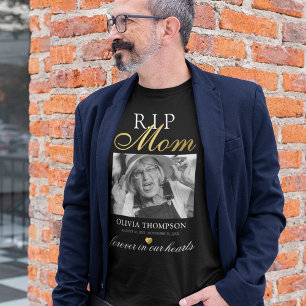 R.I.P Moeder Foto Herdenkings T-Shirt