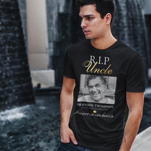 R.I.P Oom Foto Memorial T-Shirt