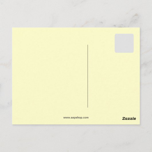 R.I.P. polair beer Knut waterverf Briefkaart (Achterkant)