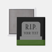 R.I.P. Rust In Vrede grafsteen grafmagneet Magneet (Voorkant / Achterkant)