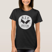 R.I.P. Spaans Announce Table - Zwart T-shirt voor  (Voorkant)