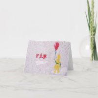 r.i.p. stencil: meisje met de rode ballon