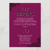 R.I.P. Thirties, Gothic 40th Birthday Kaart (Voorkant)