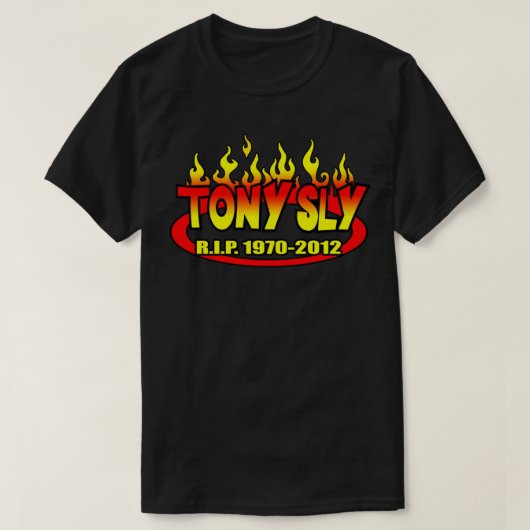 R.I.P. TONY SLY! Essential T-Shirt (Design voorkant)