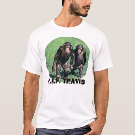 R.I.P. Travis de Chimp T-shirt (Voorkant)