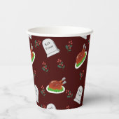 R.I.P Turkije Kerstfeest Cups - stijl 3 Papieren Bekers (Achterkant)