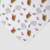 R.I.P Turkije Kerstpapier Tissuepapier (Detail)