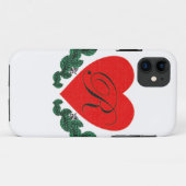 R in het hart Case-Mate iPhone case (Achterkant (horizontaal))