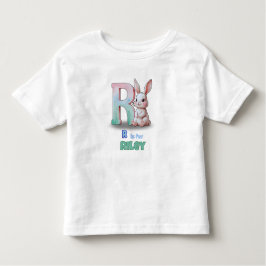 R is for Riley - Custom Toddler Name Tee Kinder Shirts