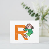 R is voor... briefkaart (Staand voorkant)